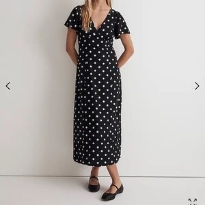 Madewell polka dot dress